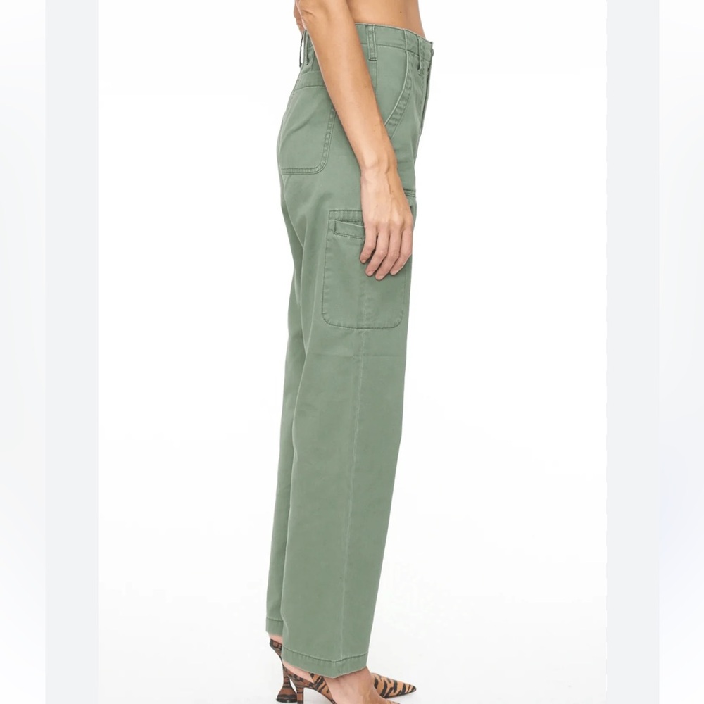 pistola Olive Green Utility Cargo Pants - Picture 4 of 12